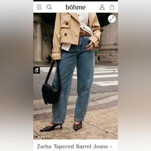 Bohme Zarha Barrel Leg Jeans